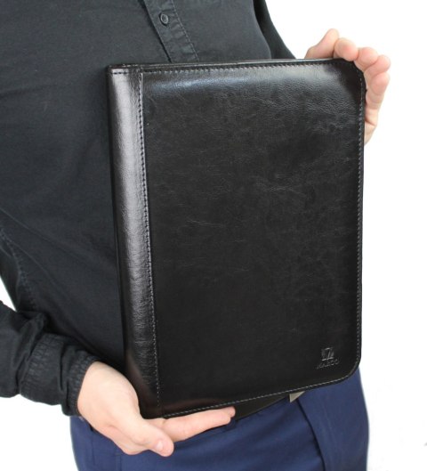 Notatnik - Solidny Notes Biwuar Organizer MARCO (PL) Skóra Licowa Czarny B01-b 32 x 24 cm Notatnik - Solidny Notes Biwuar Organizer MARCO (PL) Skóra Licowa Czarny B01-b 32 x 24 cm
