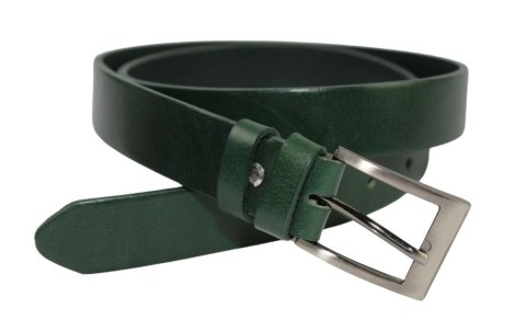 Pasek Męski Skórzany PAS-MAX (PL) Skóra Licowa EXTRA Gładki 30 mm CIEMNY ZIELONY K111 Pasek Męski Skórzany PAS-MAX (PL) Skóra Licowa EXTRA Gładki 30 mm CIEMNY ZIELONY K111
