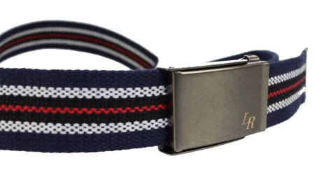 Pasek Parciany Loren Bawełniany PARCIAK 40 mm Z Klamrą Zatrzaskową GRANAT BIAŁY I CZARNY Szeroki Pasek Parciany Loren Bawełniany PARCIAK 40 mm Z Klamrą Zatrzaskową GRANAT BIAŁY I CZARNY Szeroki