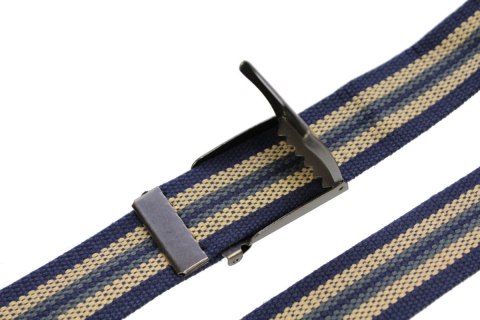 Pasek Parciany Loren Bawełniany PARCIAK 40 mm Z Klamrą Zatrzaskową GRANAT ŻÓŁTY i GRAFITOWY Szeroki Pasek Parciany Loren Bawełniany PARCIAK 40 mm Z Klamrą Zatrzaskową GRANAT ŻÓŁTY i GRAFITOWY Szeroki