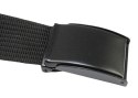 Pasek Parciany TRK (PL) Bawełniany PARCIAK 40 mm Z Klamrą Zatrzaskową CZARNĄ Schowek Wewnątrz Szeroki
