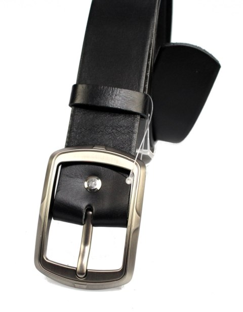 Pasek Skórzany Damski PAS-MAX (PL) Skóra Naturalna EXTRA Gładki 40 mm CZARNY K91 Pasek Skórzany Damski PAS-MAX (PL) Skóra Naturalna EXTRA Gładki 40 mm CZARNY K91