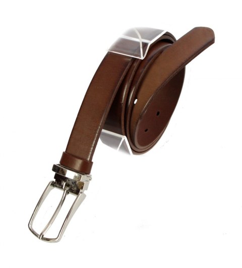 Pasek Skórzany MASSIMO (PL) Skóra Licowa EXTRA 30 mm BRĄZOWY Gładki Klamra Nowoczesna Pasek Skórzany MASSIMO (PL) Skóra Licowa EXTRA 30 mm BRĄZOWY Gładki Klamra Nowoczesna