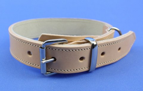 Solidna Obroża Dla Psa Jucht Skóra Naturalna 30 mm 42-52 [cm] WIREX (PL)