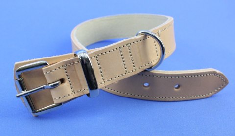 Solidna Obroża Dla Psa Jucht Skóra Naturalna 30 mm 42-52 [cm] WIREX (PL)