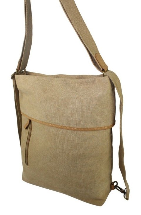 Torba JENNIFER JONES CANVAS Z Elementami Skórzanymi SŁOMIANA JJ4558 Torba JENNIFER JONES CANVAS Z Elementami Skórzanymi SŁOMIANA JJ4558