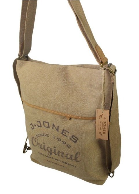 Torba JENNIFER JONES CANVAS Z Elementami Skórzanymi SŁOMIANA JJ4558 Torba JENNIFER JONES CANVAS Z Elementami Skórzanymi SŁOMIANA JJ4558