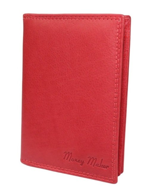 Etui Na Karty Dokumenty Money Maker Wizytownik Duży Pionowy Skóra Naturalna 12128B CZARNY 13 x 9,5 x 2 [cm]