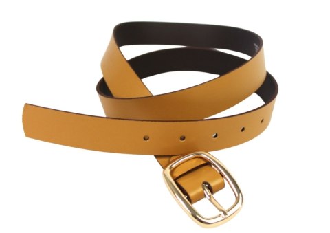 Pasek Damski Skórzany Arucce (PL) Skóra Licowa EXTRA 30 mm CAPPUCCINO Złota Klamra Pasek Damski Skórzany Arucce (PL) Skóra Licowa EXTRA 30 mm CAPPUCCINO Złota Klamra