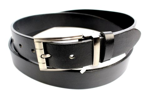 Pasek Męski Skórzany PAS-MAX (PL) Skóra Licowa EXTRA 35 mm Czarny Gładki Klamra Nowoczesna Pasek Męski Skórzany PAS-MAX (PL) Skóra Licowa EXTRA 35 mm Czarny Gładki Klamra Nowoczesna