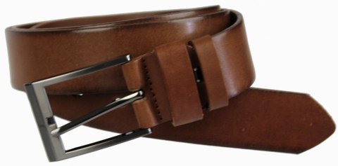 Pasek Skórzany ARUCCE (PL) Skóra Licowa 40 mm BRĄZOWY Pasek Skórzany ARUCCE (PL) Skóra Licowa 40 mm BRĄZOWY