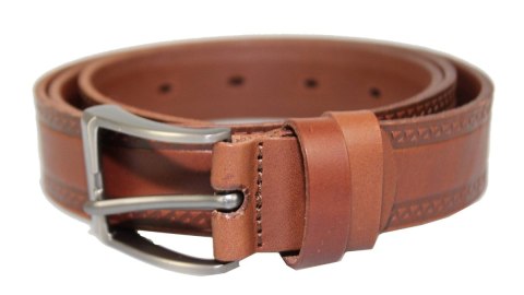 Pasek Skórzany Męski ARUCCE (PL) BRĄZOWY "TRÓJKĄTY" 30 mm Skóra Naturalna DW EXTRA Pasek Skórzany Męski ARUCCE (PL) BRĄZOWY "TRÓJKĄTY" 30 mm Skóra Naturalna DW EXTRA
