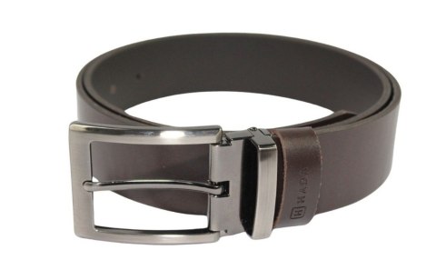 Pasek Skórzany Męski HADA (PL) Gładki Klamra Nowoczesna 40 mm Skóra Naturalna CZEKOLADOWY Pasek Skórzany Męski HADA (PL) Gładki Klamra Nowoczesna 40 mm Skóra Naturalna CZEKOLADOWY