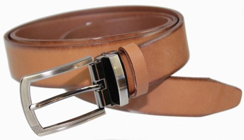 Pasek Skórzany PAS-MAX (PL) Skóra Licowa EXTRA 35 mm BRĄZOWY KRAST Gładki Klamra Nowoczesna Pasek Skórzany PAS-MAX (PL) Skóra Licowa EXTRA 35 mm BRĄZOWY KRAST Gładki Klamra Nowoczesna