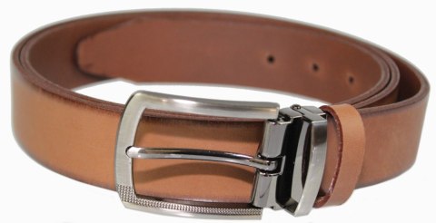 Pasek Skórzany PAS-MAX (PL) Skóra Licowa EXTRA 35 mm BRĄZOWY KRAST Gładki Klamra Nowoczesna Pasek Skórzany PAS-MAX (PL) Skóra Licowa EXTRA 35 mm BRĄZOWY KRAST Gładki Klamra Nowoczesna