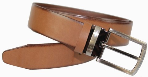 Pasek Skórzany PAS-MAX (PL) Skóra Licowa EXTRA 35 mm BRĄZOWY KRAST Gładki Klamra Nowoczesna Pasek Skórzany PAS-MAX (PL) Skóra Licowa EXTRA 35 mm BRĄZOWY KRAST Gładki Klamra Nowoczesna