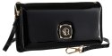 Portfel Damski Rovicky (PL) Skóra Włoska Poziomy z Funkcją Torebki R-MW-01-6083 CZARNY 21 x 11 x 4 [cm]