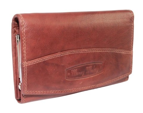 Portfel Damski Skórzany MONEY MAKER Skóra Licowa Duży Z Klamrą RIFD 12131B 16 x 9,5x 3 Portfel Damski Skórzany MONEY MAKER Skóra Licowa Duży Z Klamrą RIFD 12131B 16 x 9,5x 3