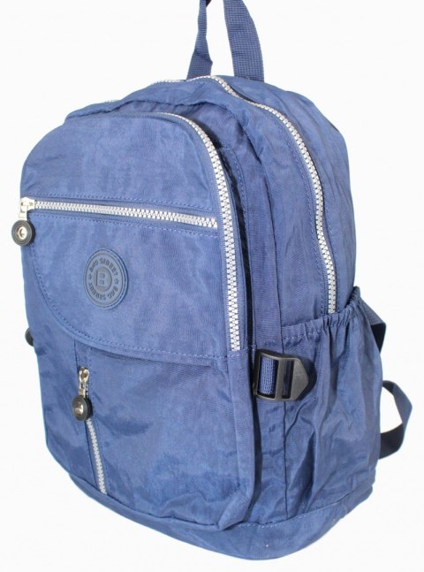 Praktyczny Plecak Materiałowy BAG STREET 2216 GRANATOWY 35 x 26 x 15 cm Praktyczny Plecak Materiałowy BAG STREET 2216 GRANATOWY 35 x 26 x 15 cm