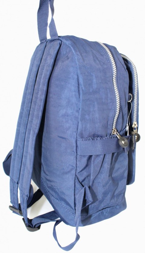 Praktyczny Plecak Materiałowy BAG STREET 2216 GRANATOWY 35 x 26 x 15 cm Praktyczny Plecak Materiałowy BAG STREET 2216 GRANATOWY 35 x 26 x 15 cm