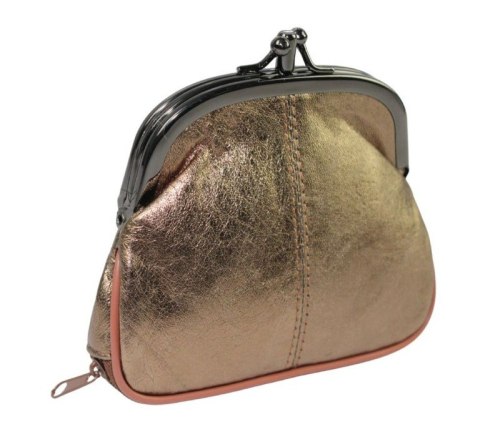Sakiewka Uniwersalna Klamerka Skóra Naturalna ''WZÓR I'' 0546 11,5 x 13 cm DUO Sakiewka Uniwersalna Klamerka Skóra Naturalna ''WZÓR I'' 0546 11,5 x 13 cm DUO