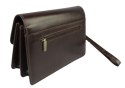 Saszetka Męska Skórzana MARCO (PL) DE LUXE Czekoladowa 23 x 17 x 9 [cm]