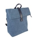 Stylowy i Elegancki Plecak Jennifer Jones JJ4567 Canvas NIEBIESKI 37  x 37 x 17 [cm]