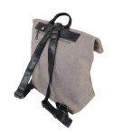 Stylowy i Elegancki Plecak Jennifer Jones JJ4567 Canvas POPIELATY 37  x 37 x 17 [cm]
