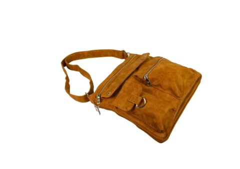 Torebka Skórzana Bag Street Listonoszka Skóra Włoska 3427-2 Poszerzana KONIAKOWY Torebka Skórzana Bag Street Listonoszka Skóra Włoska 3427-2 Poszerzana KONIAKOWY