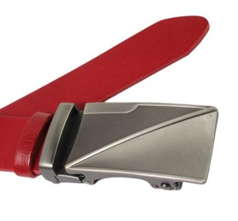Wizytowy Pasek Skórzany 35 mm PAS-MAX (PL) Pełna Klamra AUTOMAT/SAMOZACISK Garnitur CZERWONY K62 ASZ35/KASZ79 Wizytowy Pasek Skórzany 35 mm PAS-MAX (PL) Pełna Klamra AUTOMAT/SAMOZACISK Garnitur CZERWONY K62 ASZ35/KASZ79