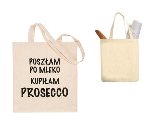 Bawełniana Torba Na Ramię Wzór PROSECCO 40 x 38 [cm]