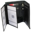 Elegancki I Stylowy Męski Zestaw Upominkowy Peterson Portfel + Etui + Breloczek SET3-N4-VT/5334 RFID CZARNY