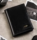 Elegancki I Stylowy Męski Zestaw Upominkowy Peterson Portfel + Etui + Breloczek SET3-N4-VT/5334 RFID CZARNY