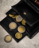 Elegancki I Stylowy Męski Zestaw Upominkowy Peterson Portfel + Etui + Breloczek SET3-N4-VT/5334 RFID CZARNY