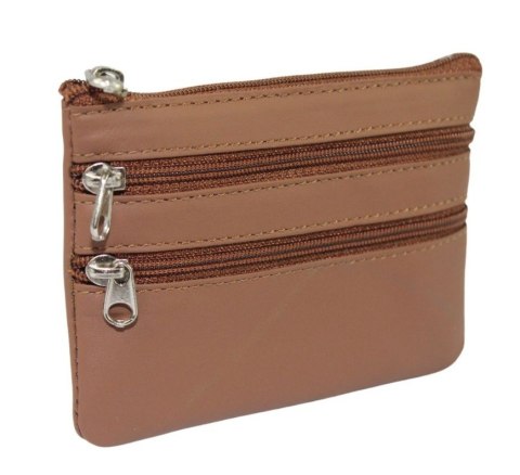 Etui Na Klucze Skórzane Polska Galanteria (PL) Skóra Naturalna Trzy Zamki Na Jeden Komplet Kluczy 34800 12 x 8,5 x 1 [cm]