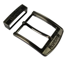Klamra Bezniklowa Do Paska Męskiego Skórzanego 40 mm Sprzączka DeLuxe Bardzo Mocna Z Metalową Szlufką WZÓR MAGNUM WZÓR 2