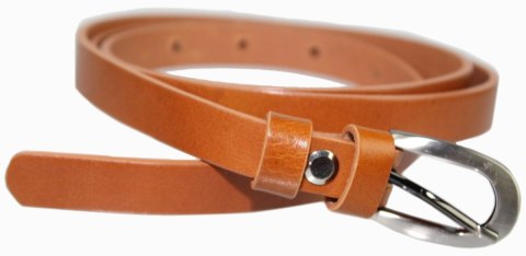 Pasek Damski Skórzany PAS-MAX (PL) Skóra Licowa EXTRA 15 mm JASNY BRĄZ Gładki Pasek Damski Skórzany PAS-MAX (PL) Skóra Licowa EXTRA 15 mm JASNY BRĄZ Gładki