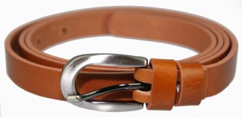 Pasek Damski Skórzany PAS-MAX (PL) Skóra Licowa EXTRA 15 mm JASNY BRĄZ Gładki Pasek Damski Skórzany PAS-MAX (PL) Skóra Licowa EXTRA 15 mm JASNY BRĄZ Gładki