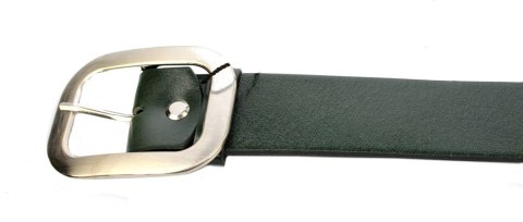 Pasek Skórzany Damski PAS-MAX (PL) Skóra Naturalna EXTRA Gładki 40 mm CIEMNY ZIELONY K111 Pasek Skórzany Damski PAS-MAX (PL) Skóra Naturalna EXTRA Gładki 40 mm CIEMNY ZIELONY K111