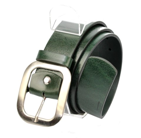 Pasek Skórzany Damski PAS-MAX (PL) Skóra Naturalna EXTRA Gładki 40 mm CIEMNY ZIELONY K111 Pasek Skórzany Damski PAS-MAX (PL) Skóra Naturalna EXTRA Gładki 40 mm CIEMNY ZIELONY K111