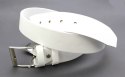 Pasek Skórzany PAS-MAX (PL) Gładki Skóra Licowa EXTRA 40 mm BIAŁY K10