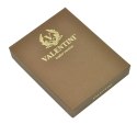 Portfel Męski Skórzany VALENTINI Mały Skóra Bydlęca Poziomy Jedno Skrzydełko 306-992 CZARNY 11 x 8,5 x 2 [cm]