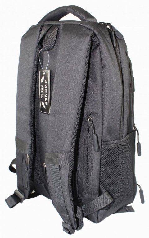 Solidny Plecak Starter Duży Wodoodporny Z Funkcją Noszenia Laptopa I Portem USB Do Pracy Do Szkoły Jennifer Jones 4082 Solidny Plecak Starter Duży Wodoodporny Z Funkcją Noszenia Laptopa I Portem USB Do Pracy Do Szkoły Jennifer Jones 4082