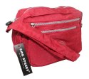Stylowa Lekka Materiałowa Torba Pozioma Średnia Na Ramię Bag Street NR 2245 CZERWONY 28 x 19 x 12 [cm]