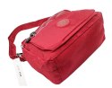 Stylowa Lekka Materiałowa Torba Pozioma Średnia Na Ramię Bag Street NR 2245 CZERWONY 28 x 19 x 12 [cm]