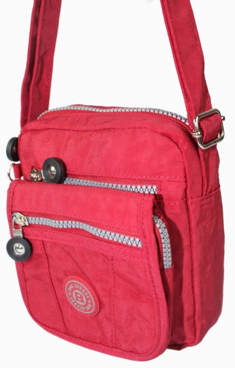 Stylowa Pozioma Torba Mała Na Ramię Bag Street NR 2225 CZERWONY Stylowa Pozioma Torba Mała Na Ramię Bag Street NR 2225 CZERWONY