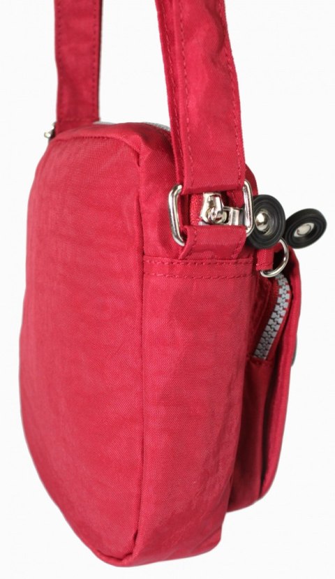 Stylowa Pozioma Torba Mała Na Ramię Bag Street NR 2225 CZERWONY Stylowa Pozioma Torba Mała Na Ramię Bag Street NR 2225 CZERWONY