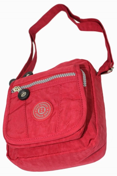 Stylowa Pozioma Torba Mała Na Ramię Bag Street NR 2225 CZERWONY Stylowa Pozioma Torba Mała Na Ramię Bag Street NR 2225 CZERWONY
