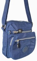 Stylowa Pozioma Torba Mała Na Ramię Bag Street NR 2225 GRANATOWY