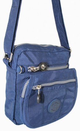 Stylowa Pozioma Torba Mała Na Ramię Bag Street NR 2225 GRANATOWY